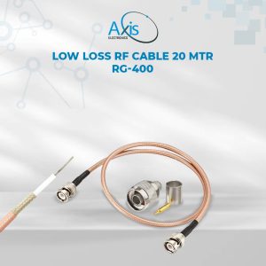 RG-400 Cable 20 Mtr, With Connector and Dust Cap