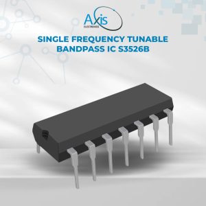 Single Frequency Tunable Bandpass IC S3526B
